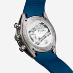 TAG Heuer Carrera Chronograph Tourbillon x Senna, 44 mm, aço em bracelete de borracha