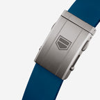 TAG Heuer Carrera Chronograph Tourbillon x Senna, 44 mm, aço em bracelete de borracha